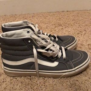 High top gray vans
